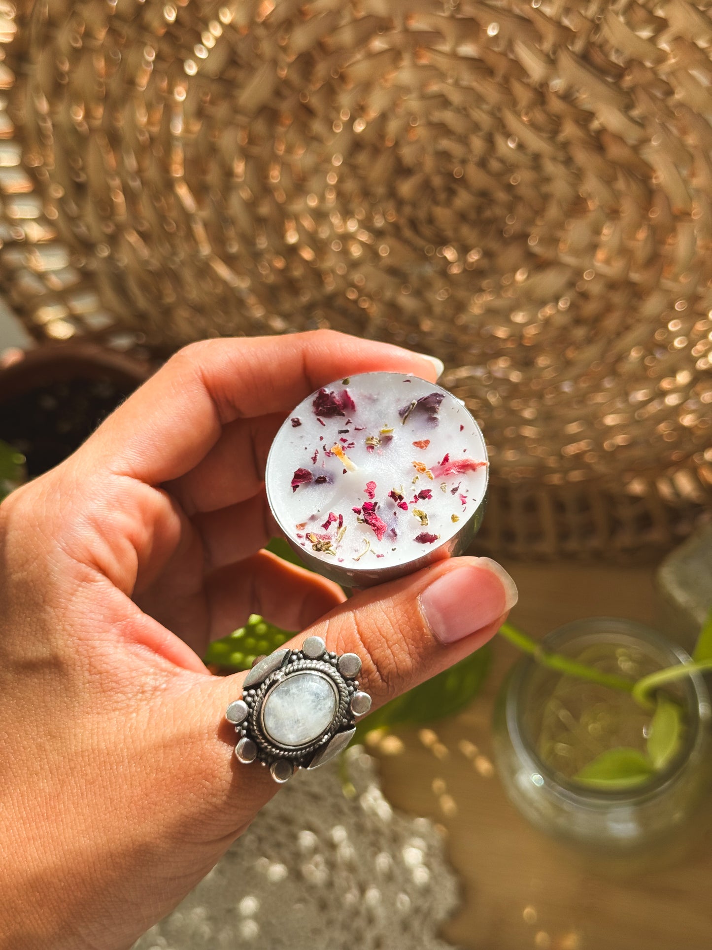 Flower & Herbs Ceremonial Tea Light