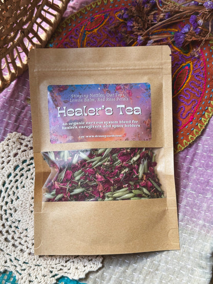 ༶ Healer's Tea ༶ nervous system herbal blend for healers & caretakers